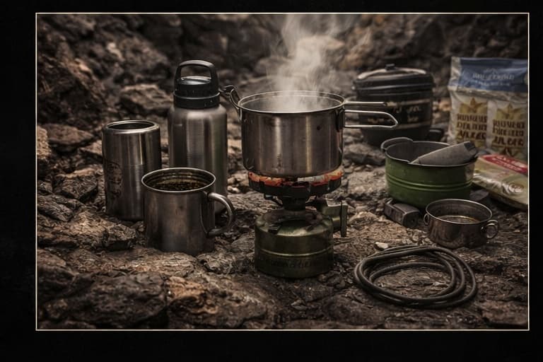 Camp Kitchen, Food & Water